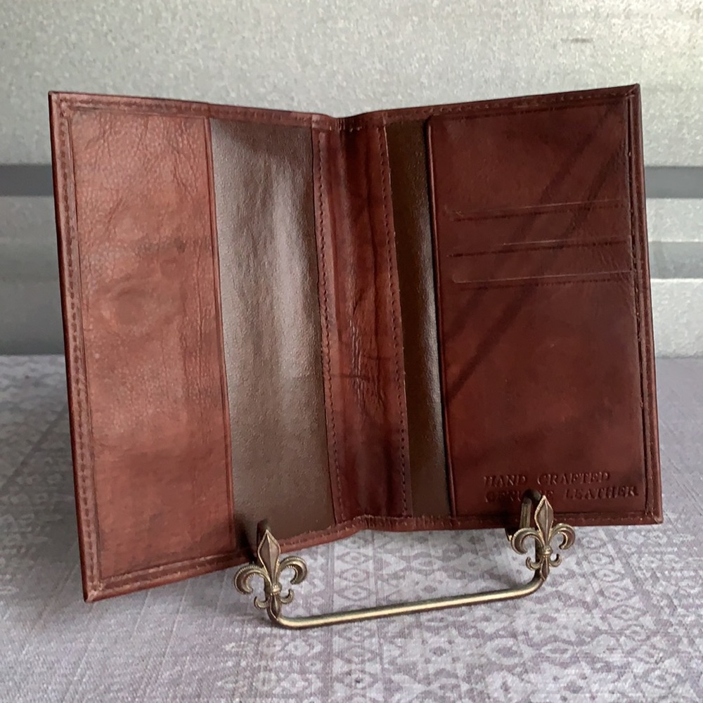 Us Passport Book Cover Genuine Smooth Leather Brown C… Gem